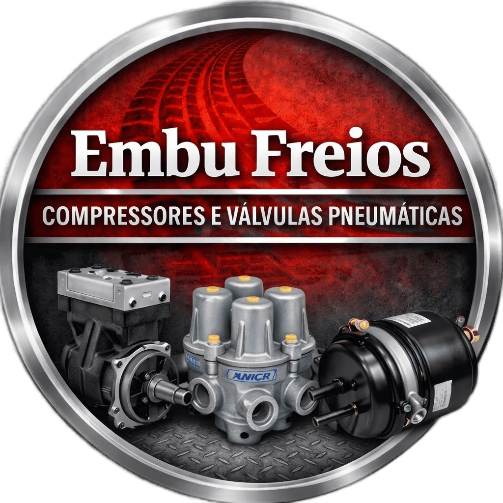 Logo Embu Freios com Compressores e Válvulas
